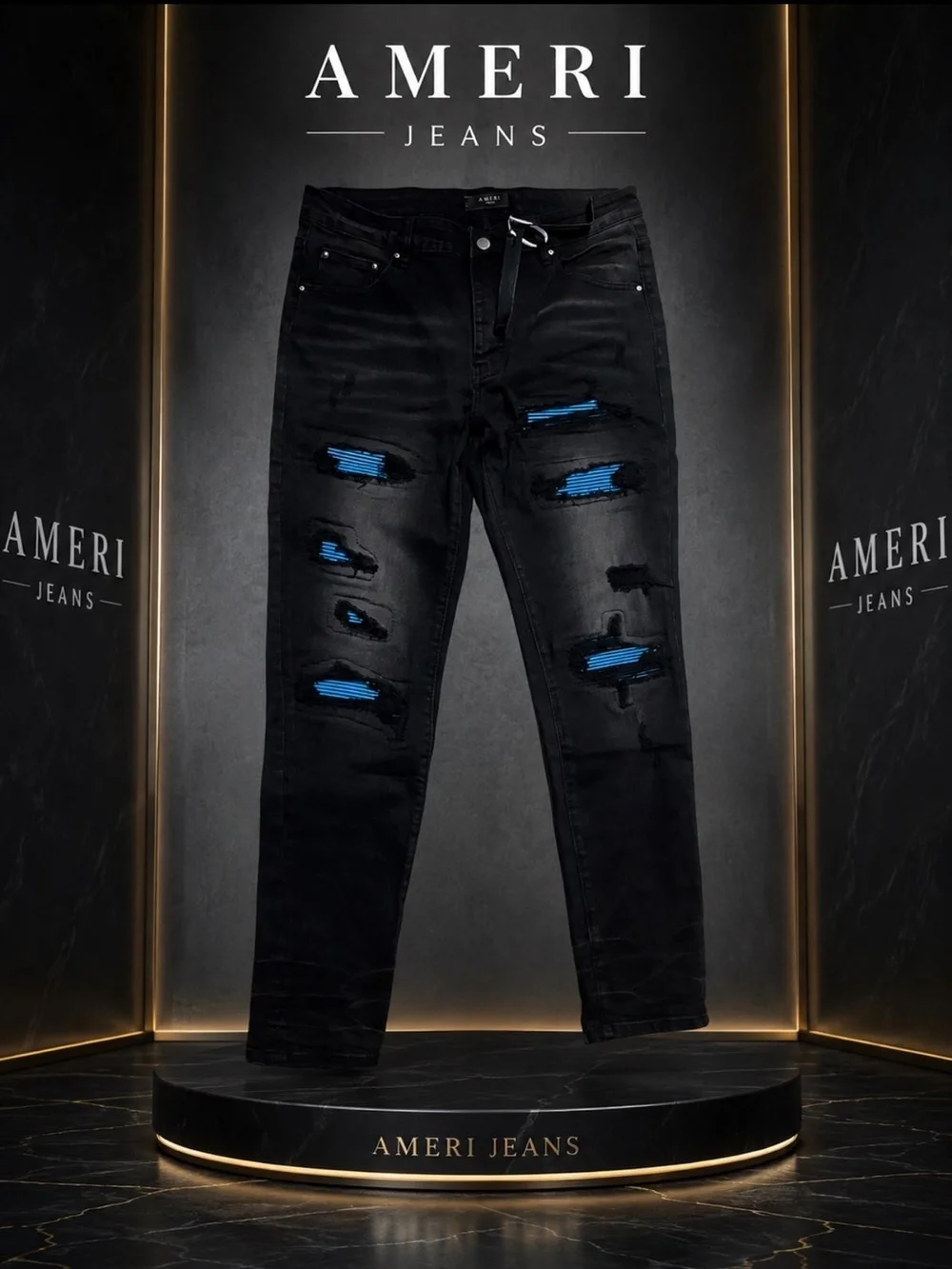 AMIRI Men’s Designer Jeans Size 32 | Luxury Streetwear Denim Keywords: AMIRI Jea